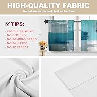 Vista 503 de Cenefas de cocina modernas con patrón de cobre marrón dorado para ventanas, cenefas opacas abstractas de marcas de arañazos y cortinas opacas