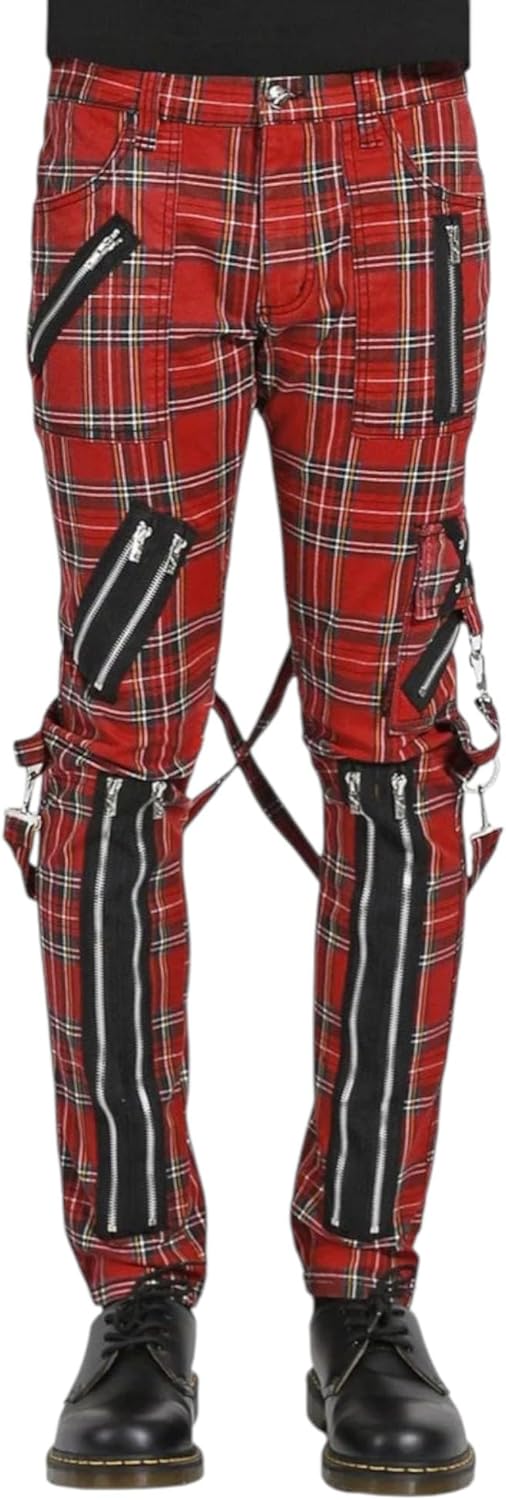 Classic Strap Pant [RED/Black Striped] (US, Waist, Bhutan Ubuy