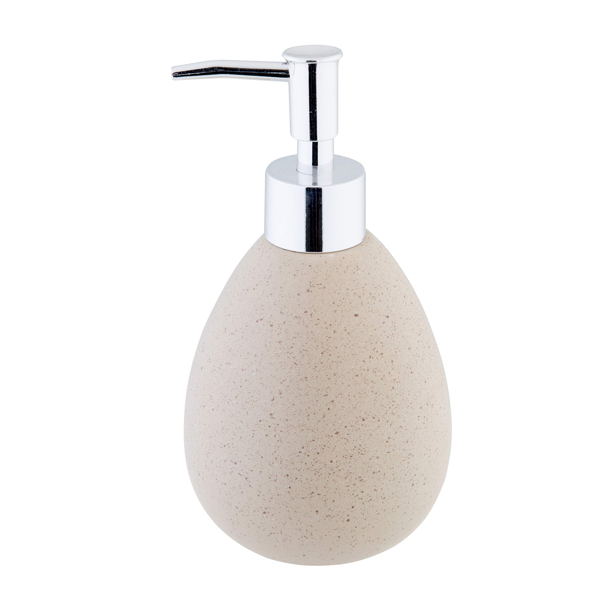 axentia Akcesoria łazienkowe 5-częściowy zestaw Avignon z ceramiki, bambusa, w kolorze jasnobrązowym, 126822