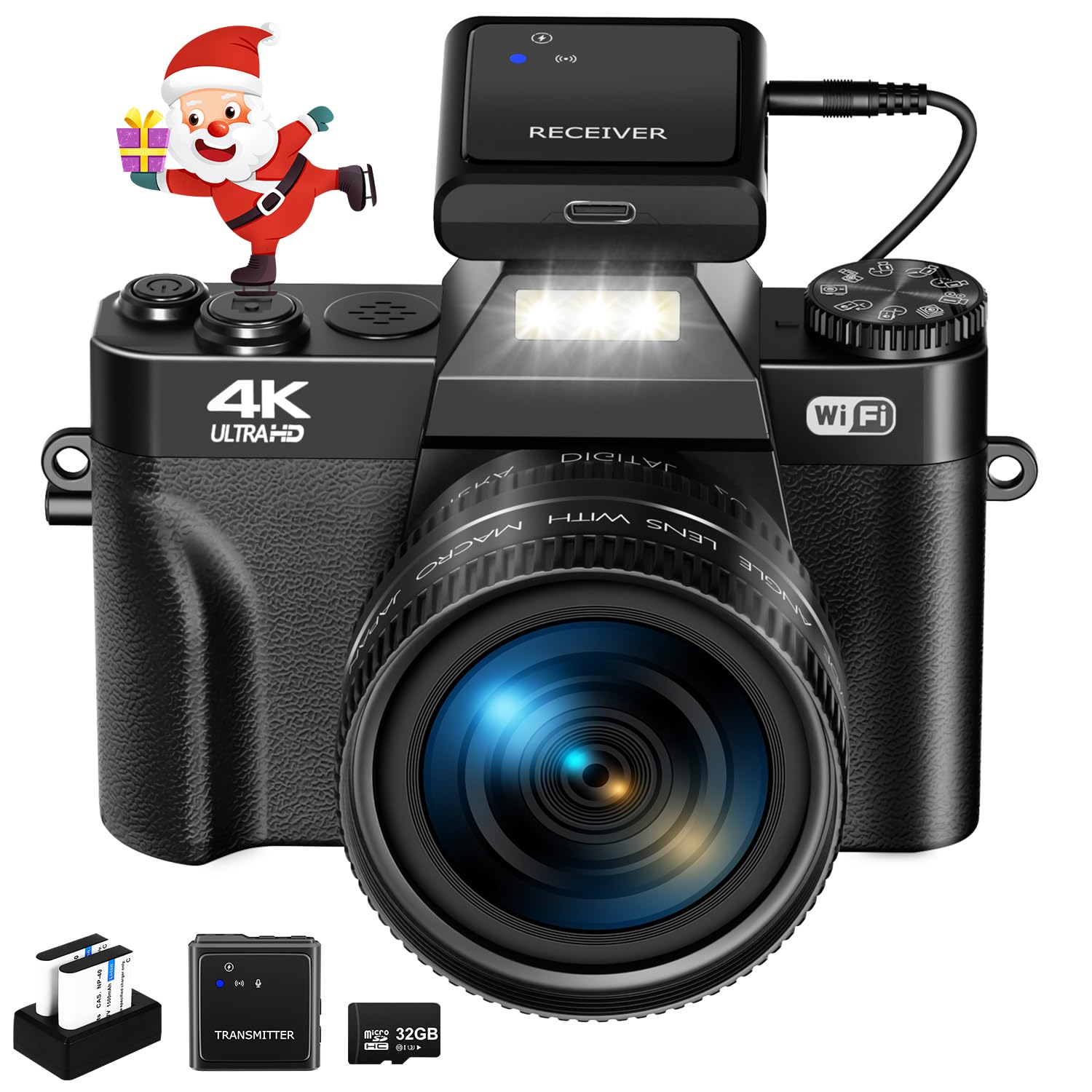 VJIANGER 4K Digital Camera