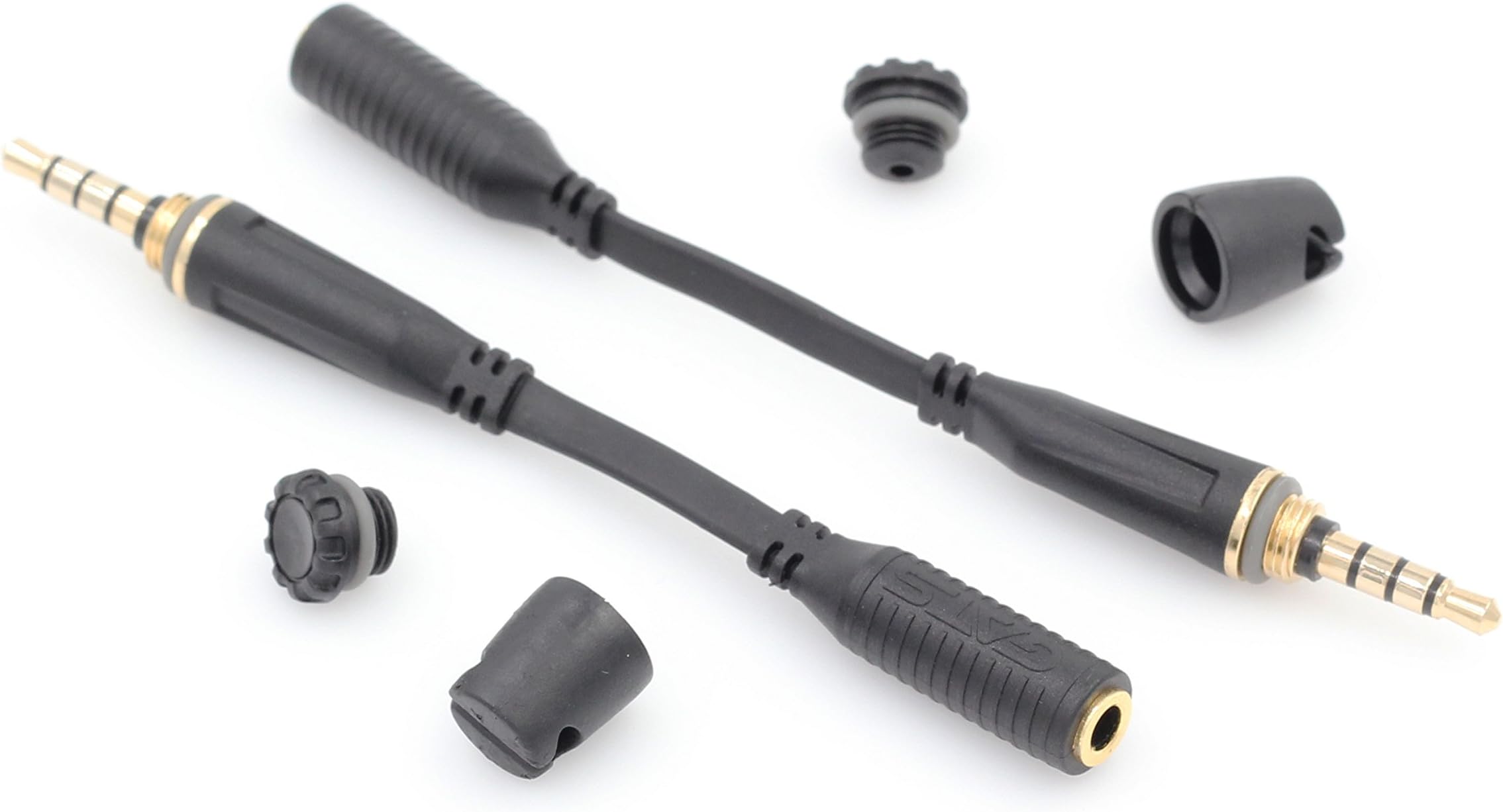 GATS (2-Pack) Replacement for Headphone Adapter Cable for Lifeproof Cases - Please Match Picture of Cables - Compatibility Guide in Description