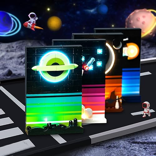 Miniatura 3 de Kit de luces mejorado compatible con Lego Tales of The Space Age, decoración de luces compatible con Lego 21340 (modelo no incluido)