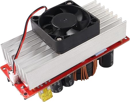 Voltage Boost Buck Module, 1500W 30A DC-DC Boost Power Converter Step-up Voltage Power Supply Module In 10~60V Out 12~90V (1500W 30A)
