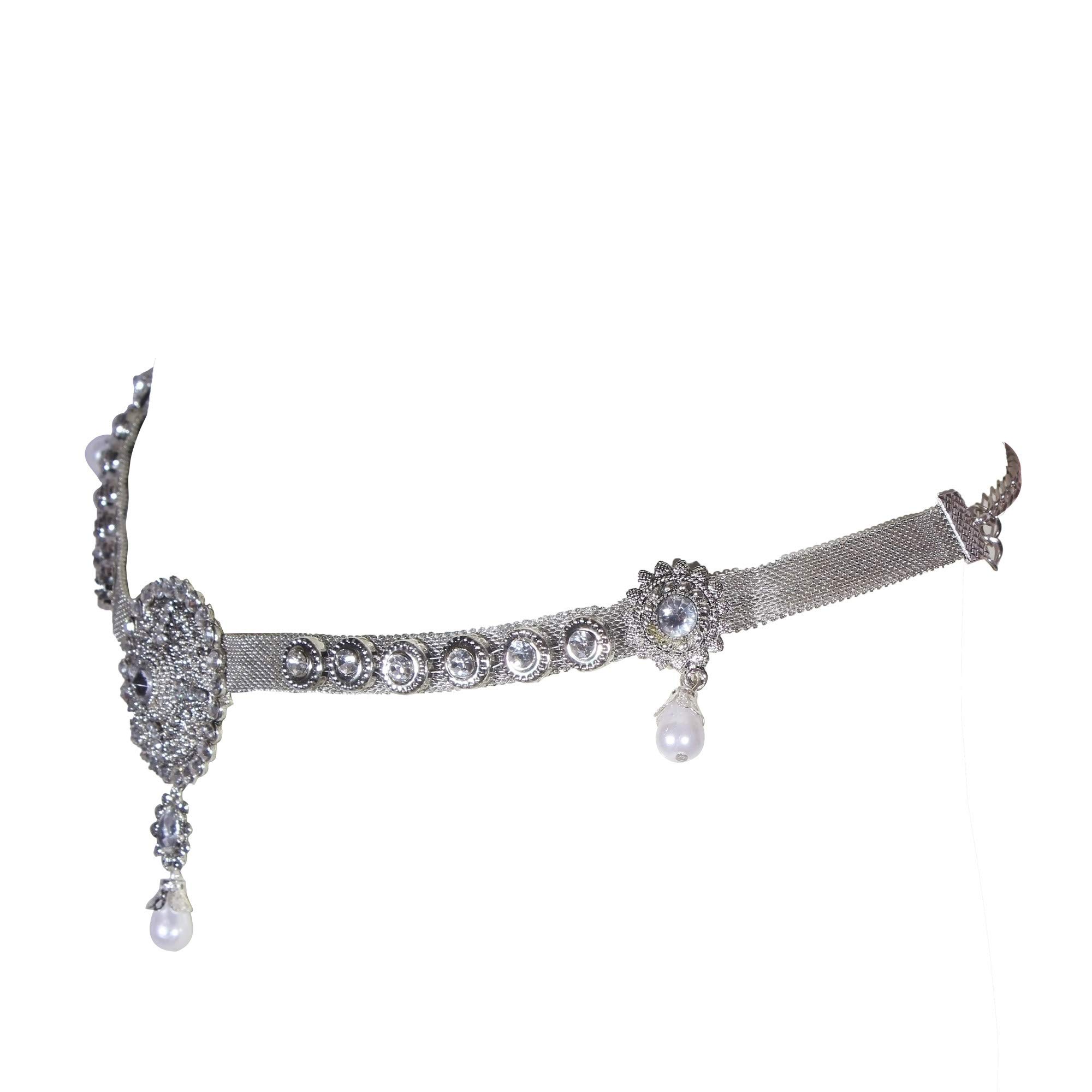 WomenSky Oxidized Silver Kamarband Kamarpatta for Women and Girls (B08NXTQD8D) Amazon Price History, Amazon Price Tracker