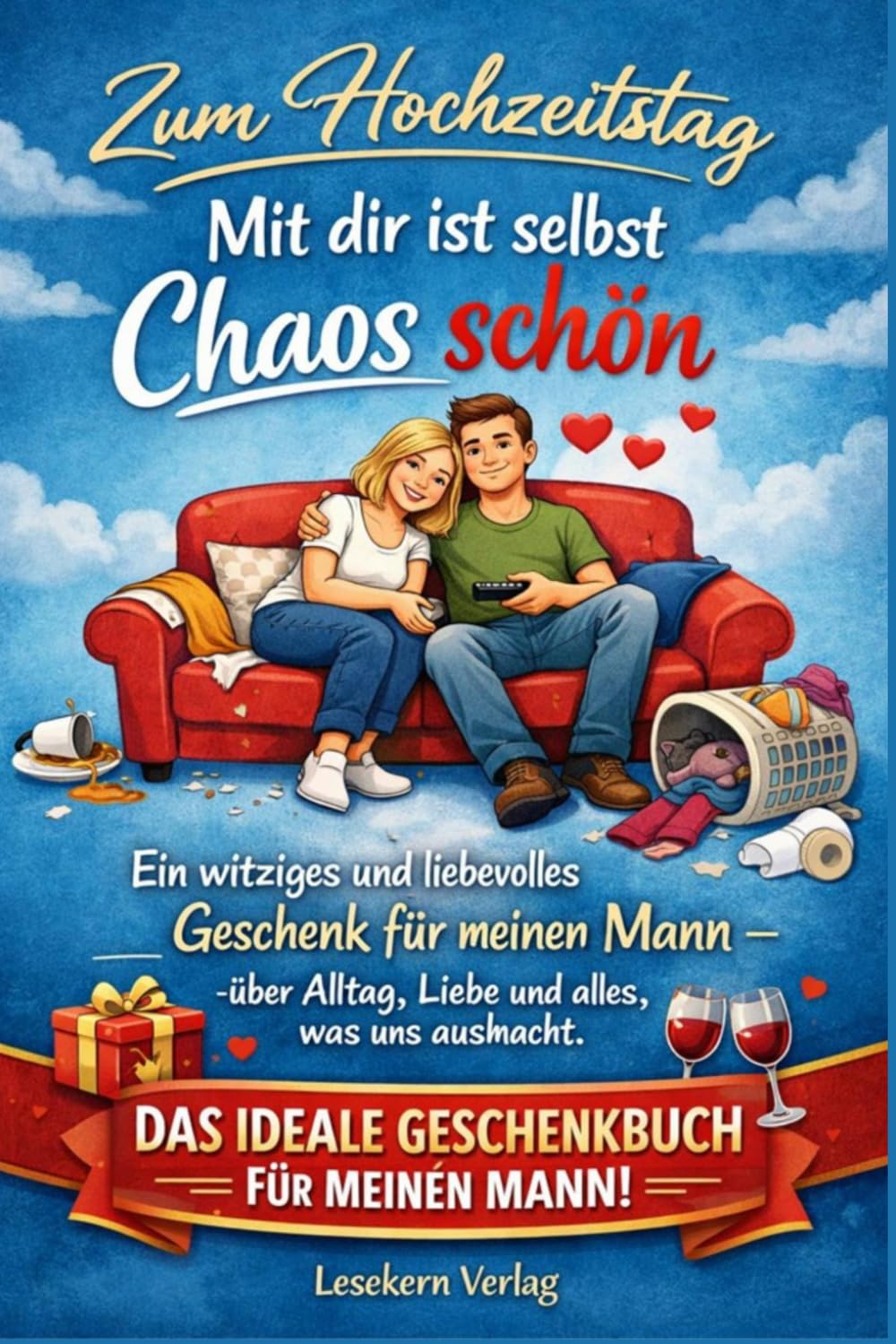 Zum Hochzeitstag – Mit dir ist selbst Chaos schön: Ein witziges und liebevolles Geschenk für meinen Mann – über Alltag, Liebe und alles, was uns ausmacht