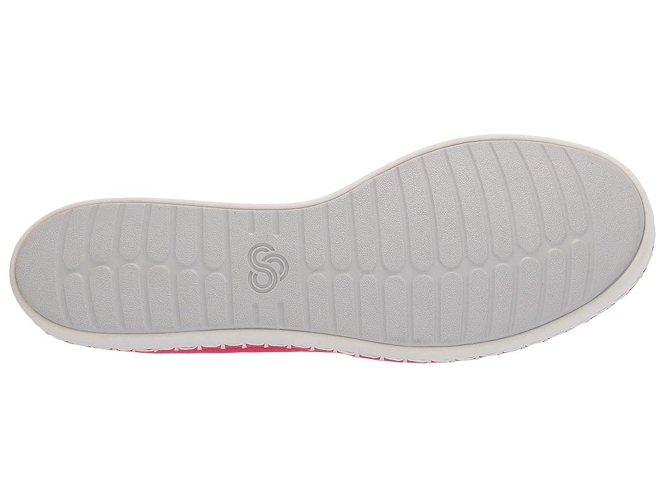 

Clarks Step Glow Slip (Rose Canvas) Women's Slip on Shoes, Pink