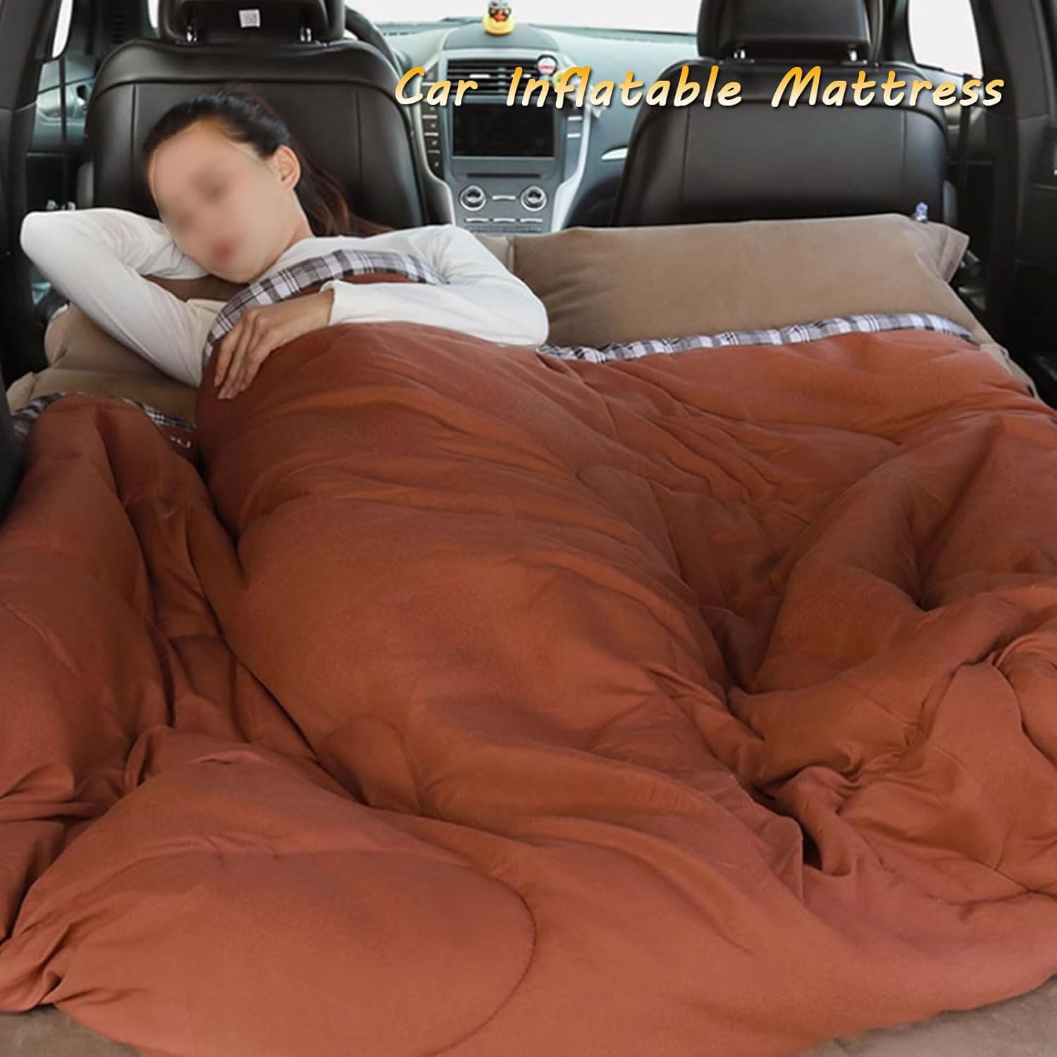 Car Air Mattress for Toyota FJ Cruiser 2007-2023,Back Seat Air Sleeping Mattress,Inflatable Thickened Car Air Bed,Portable Sleeping Pad Cushion for Travel,B
