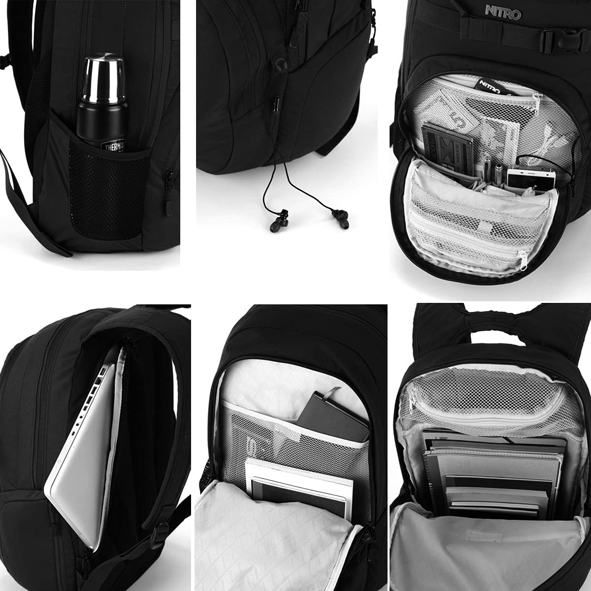 Nitro Snowboards Chase Mochila Unisex Adulto Coco Talla única