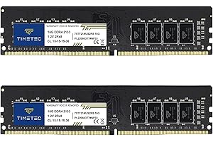 Timetec 32GB KIT(2x16GB) DDR4 2133 PC4-17000 Memory for Desktops