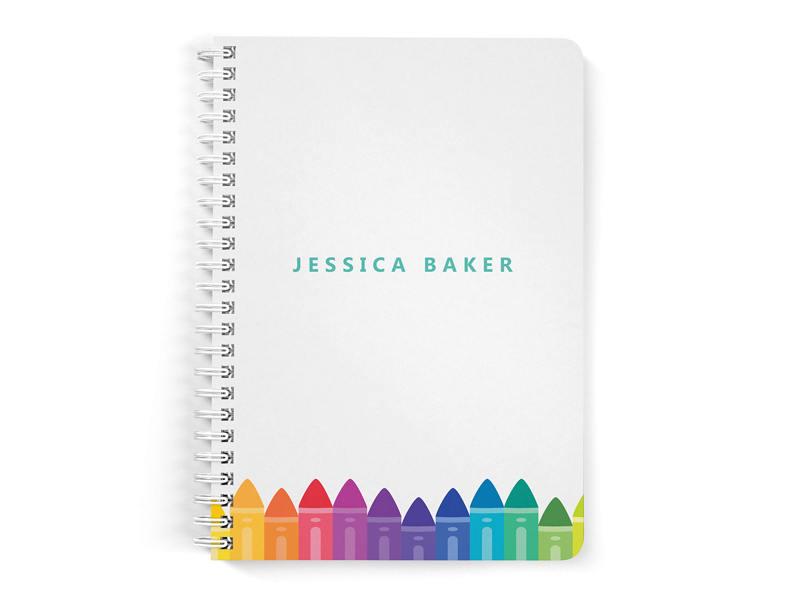 Personalized Sketchbook for Kids, Personalized Sketchbook with Name,Unlined Spiral Softcover Book