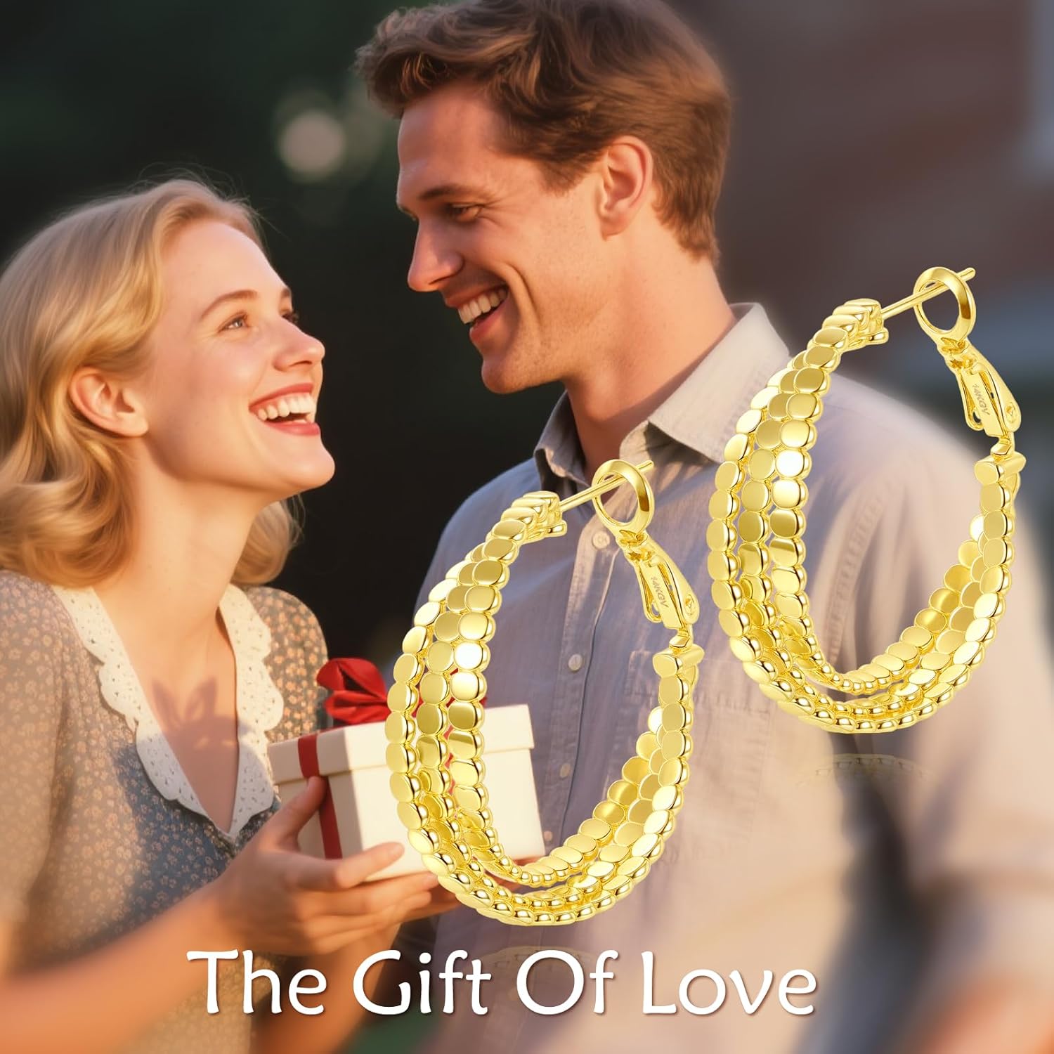 14k Gold Hoop Earrings for Women Twisted Chunky Hoop Earrings Thick Hoops Unique Gold Jewelry for Women Every Occasion - Image 6