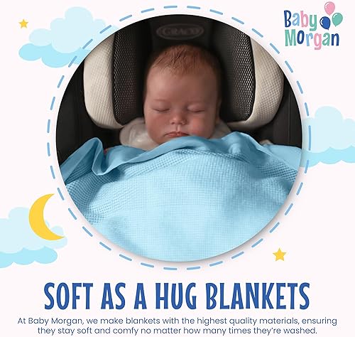 Miniatura 10 de Manta térmica de alta calidad para bebé - Manta pequeña para recién nacidos y bebés - Manta suave y cómoda - Ideal para cochecitos, viajes y