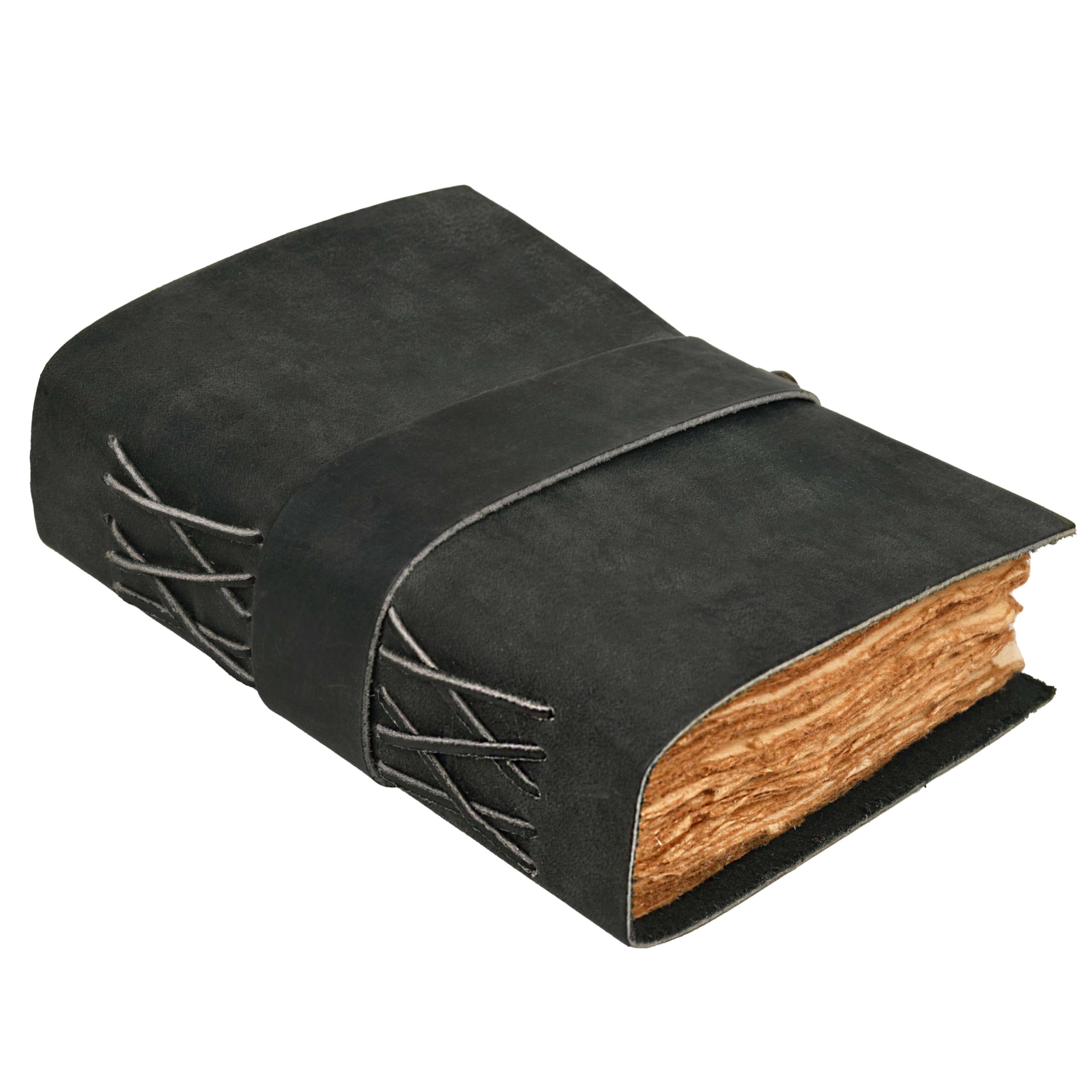 LEATHER VILLAGE Leather Bound Vintage Journal for Women & Men, Book of Shadows, Lock Closure - Image 2