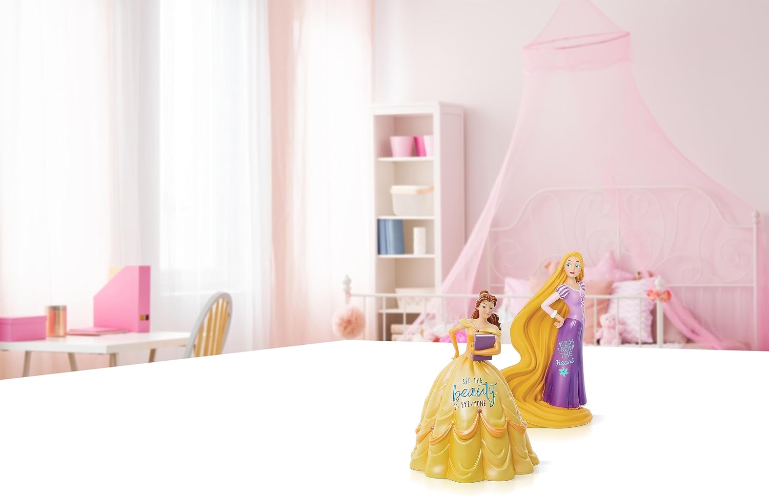Enesco Disney Showcase Tangled Rapunzel Wish Princess Expressions Figurine, 5.75 Inch, Multicolor