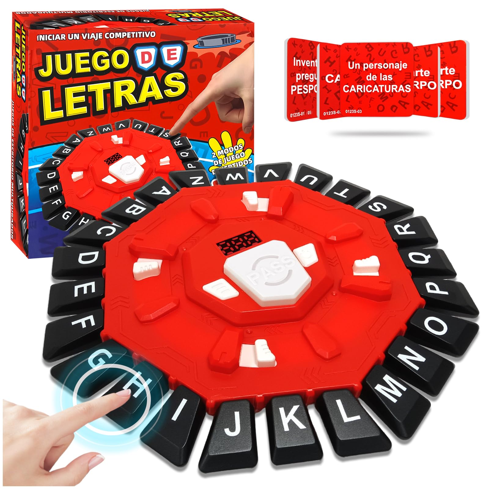 KutaKuta Juegos de Mesa en Español - 2025 Juego de Palabras con 2 Modos, 220 Categorías Temáticas, 35 Cartas Clasificadas, Juegos de Mesa Rápidos para Noches de Juegos en Familia 2-8 Jugadores