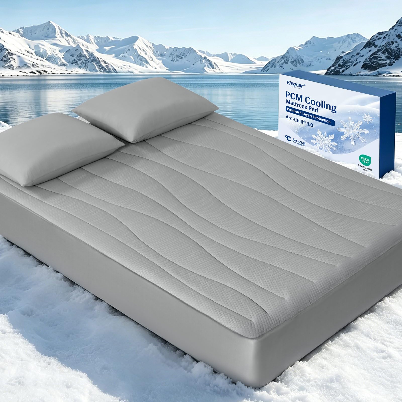 Elegear Arc-Chill 3.0 Cooling Mattress Pad King