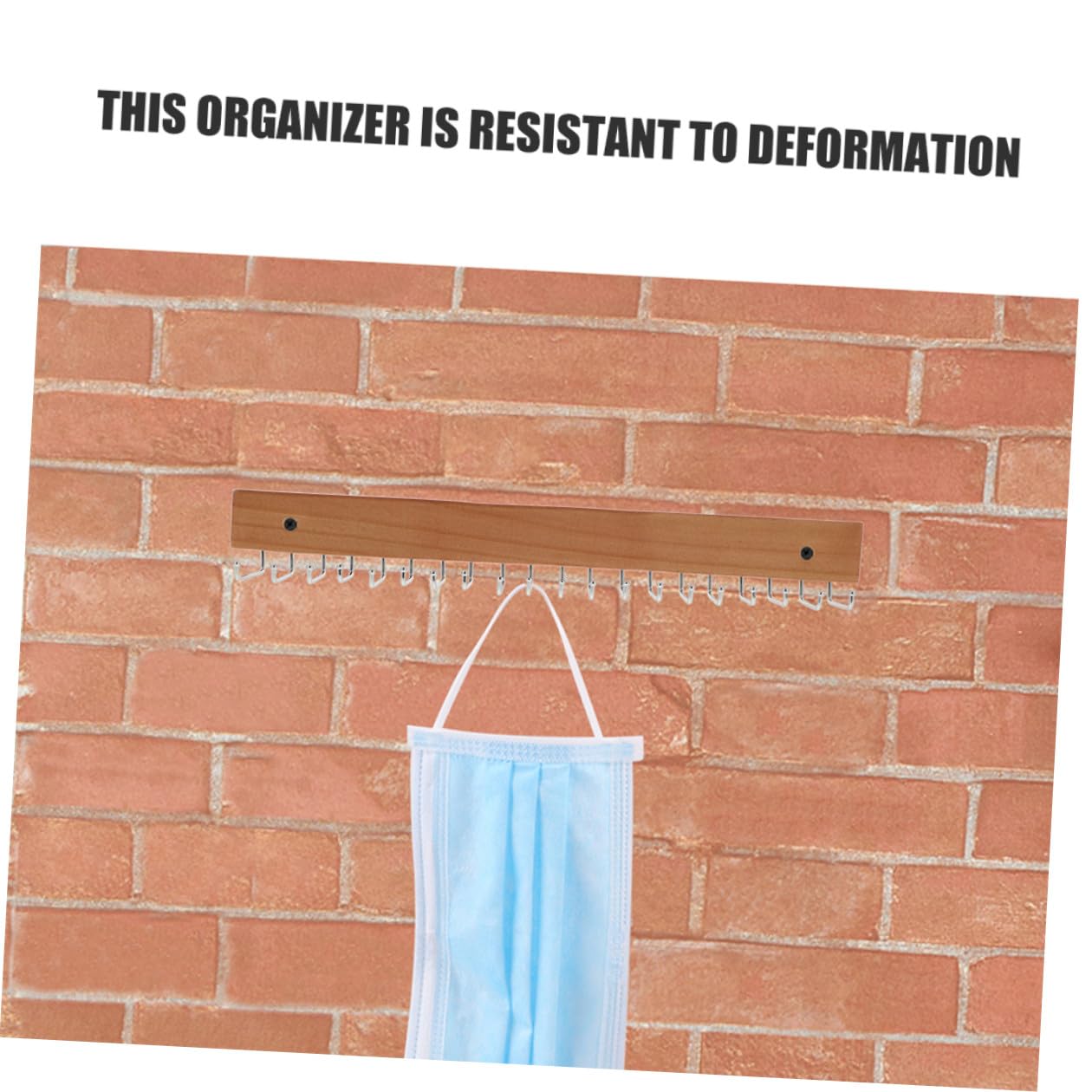 BESPORTBLE 2 Stück Gürtel und Krawattenhalter und Eisen Platzsparender Wandorganizer mit 20 Haken für Garderobe und Flur