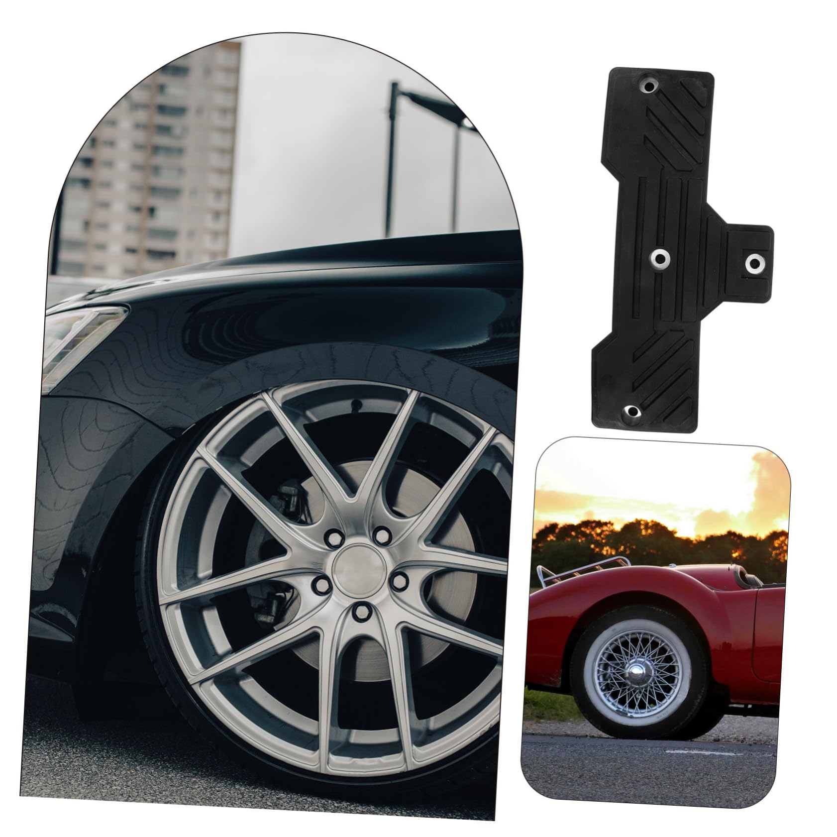 FUNOMOCYA Tire Repair Pads Tire Machine Mat for Wheel Repair Kit Tire Machine Tools Accessories Tire Machine Pressure Pad Protector Tire Pressure Rubber Pads for Car Tire Machine