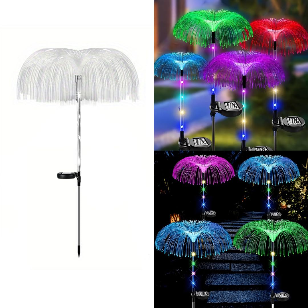 hardoll Solar Decorative Jellyfish Light LEDs on The Stake 7 Color Changing Waterproof Outdoor Home Garden Pathway Lawn Driveway(Pack of 1) (B0DHV3XTN8) Amazon Price History, Amazon Price Tracker