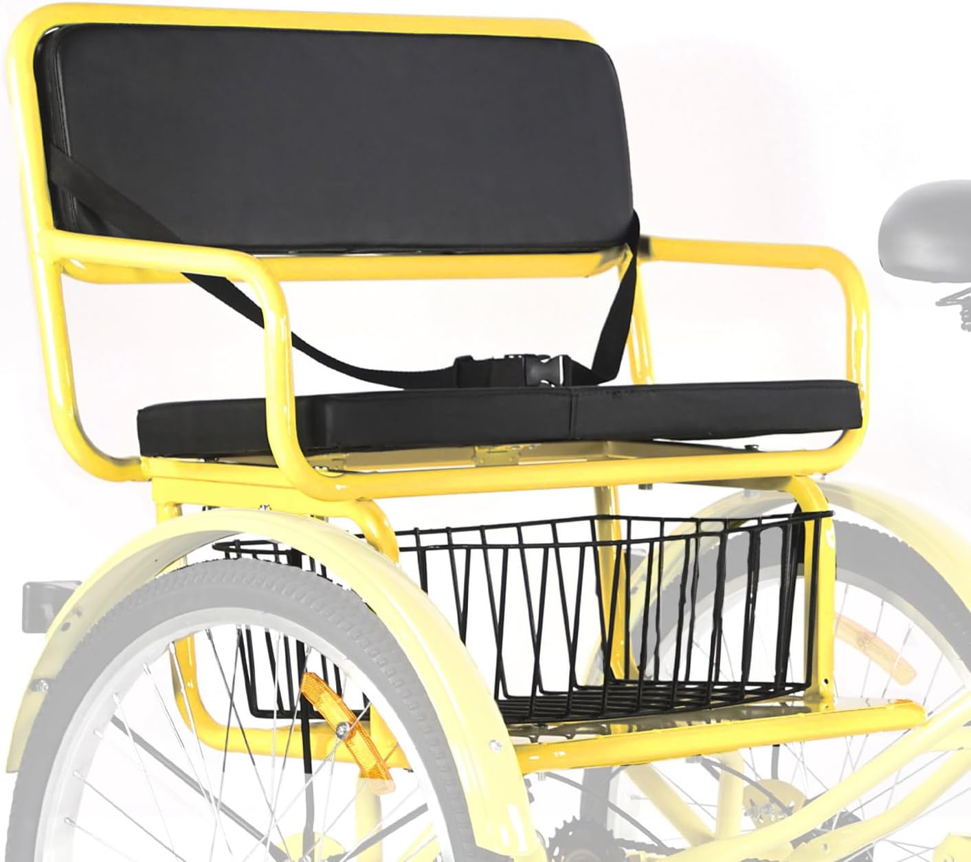 Triciclo para adulto 7 velocidades 24 pulgadas con cesta trasera miniatura 1
