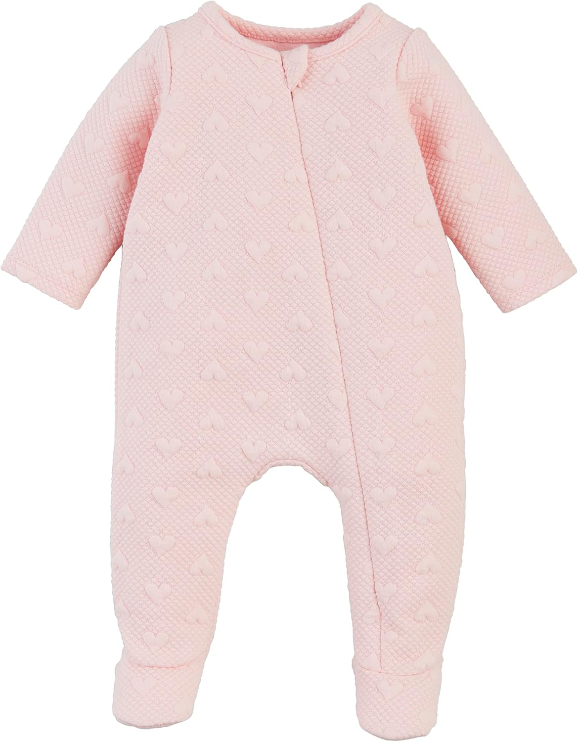 Mud Pie Baby Girls' Mud Pie Baby Quilted Heart Sleeper
