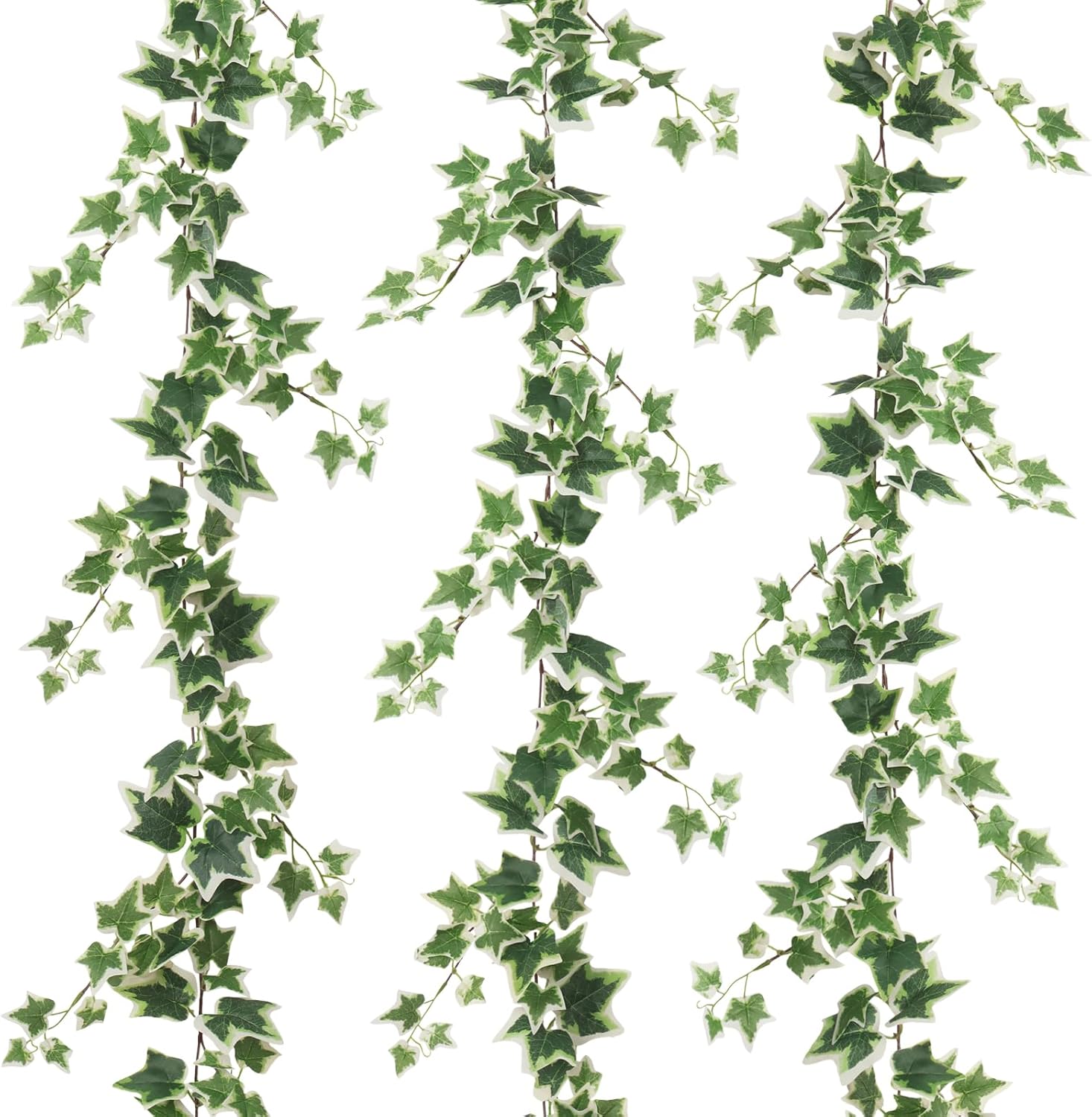 Dremisland 3PCS Fake Ivy Garland Artificial Hanging Plants 6.7FT Silk