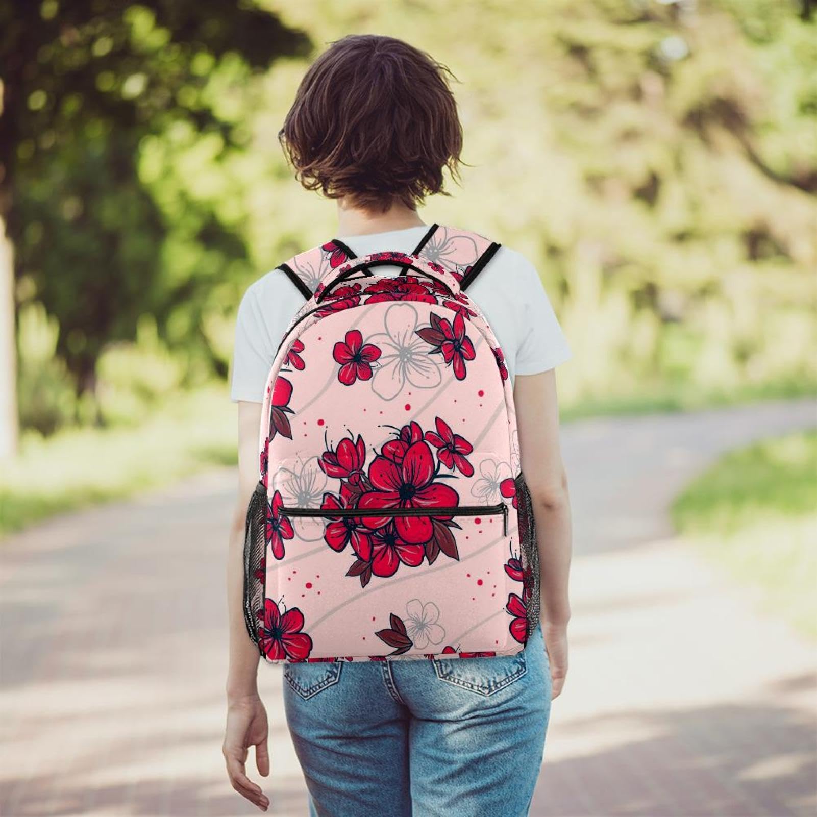 Zaino scolastico per uomini e donne, borsa classica da viaggio per computer portatile, zaino leggero per università, zaino casual per libri