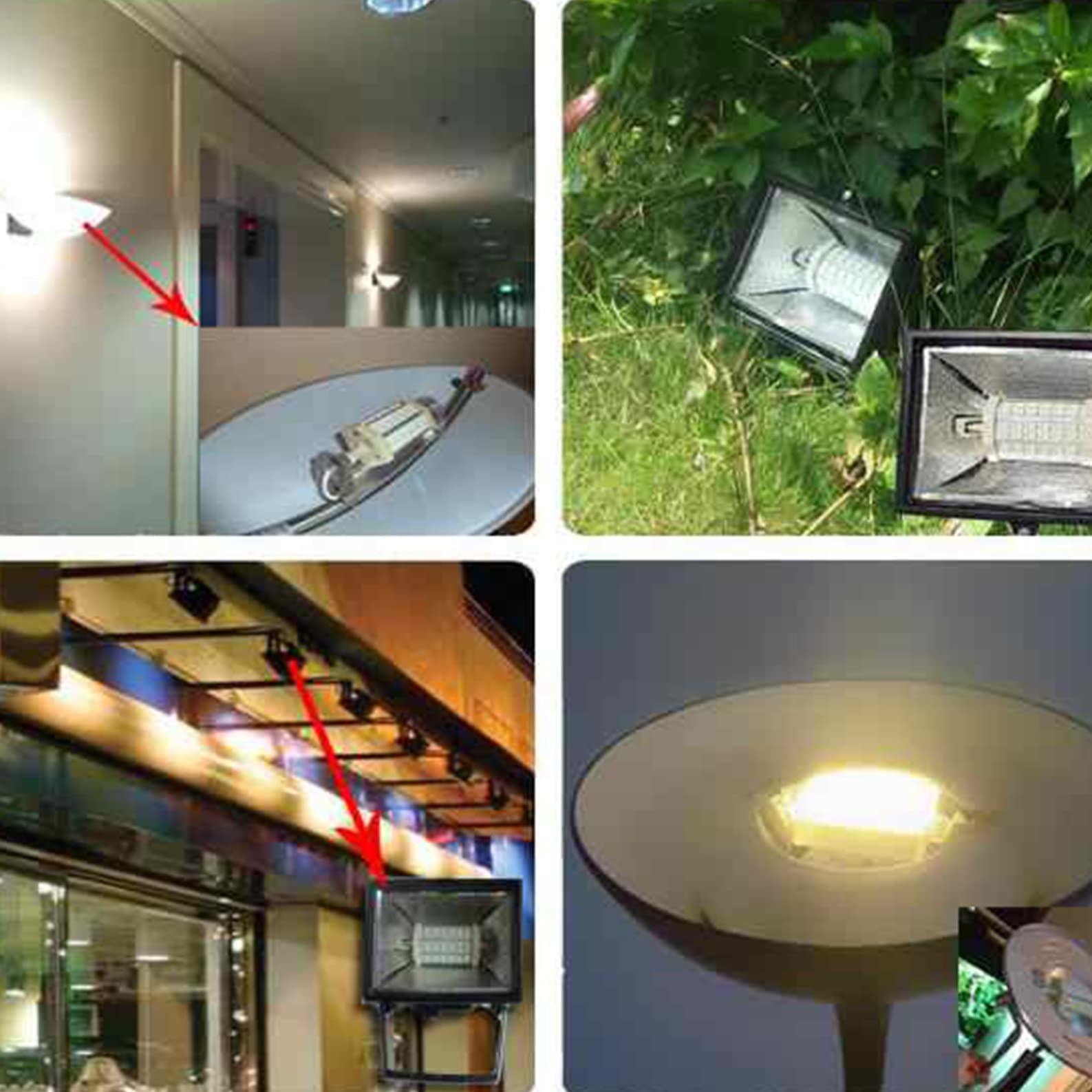 LED ATOMANT 5x Bombilla LED R7S 118mm 30W Regulable Color Luz Neutra 3000lm