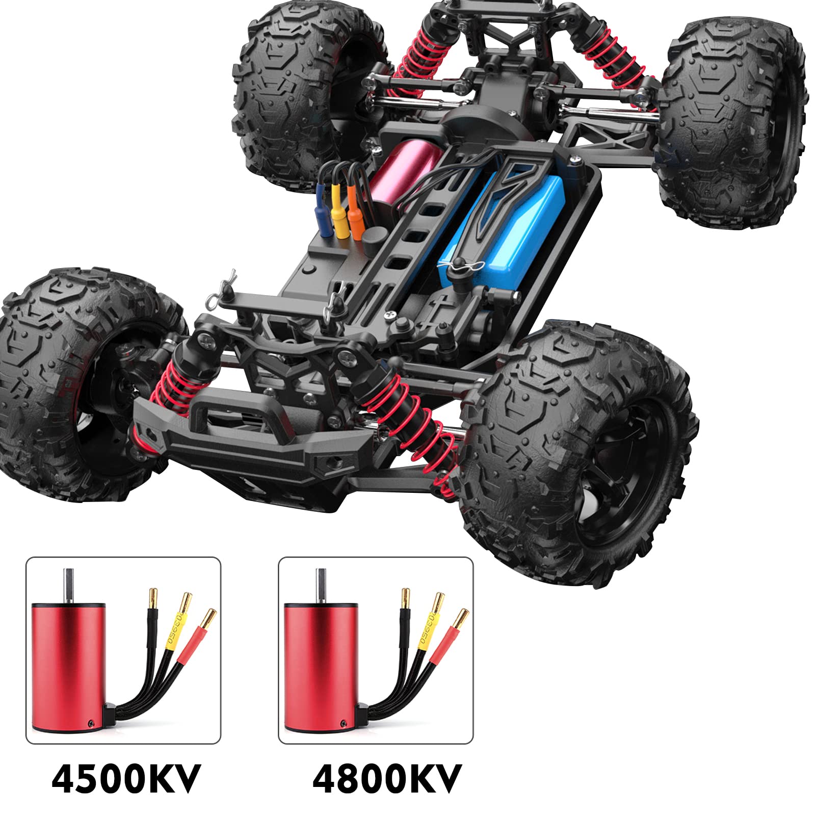 GoolRC S2435 4800KV Motor sin escobillas 4P Sensorless 25A ESC Controlador de velocidad eléctrico para 1/16 1/18 RC Car Truck Motor de coche
