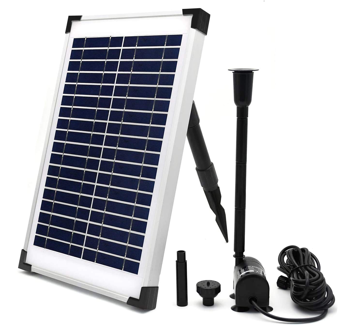 Buy ECOWORTHY Solar Fountain Water Pump Kit 10 W, 160GPH+ 12 Watt