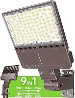 Vista 15 de Luz LED de estacionamiento de 200 W con fotocélula UL DLC Listado 30000LM comercial LED Shoebox Pole Lights Brazo Mount Luces de inundación