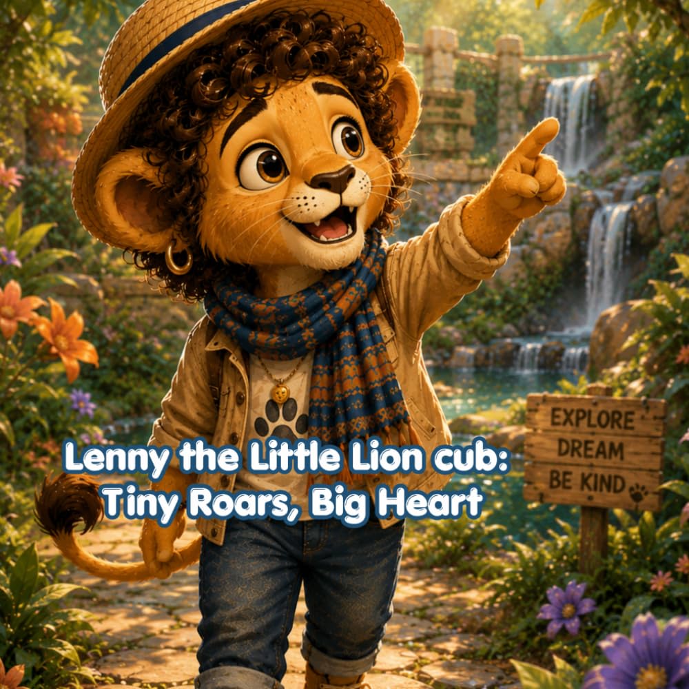 Lenny the Little Lion cub:: Tiny Roars, Big Heart