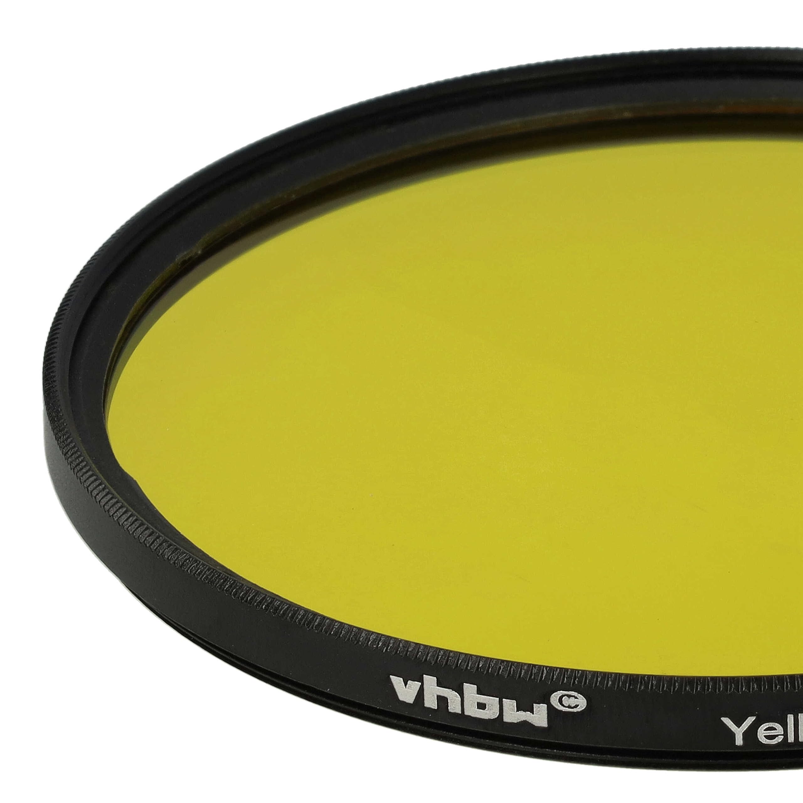 vhbw filtro colorato universale per obiettivi di fotocamere con attacco da 77mm - Filtro giallo