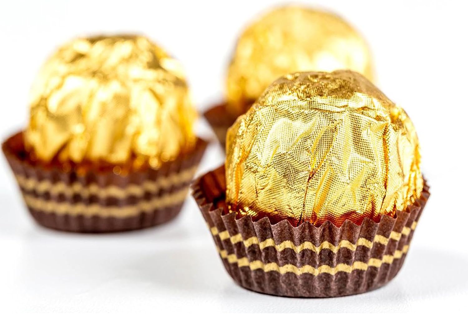 100PCS Foil Candy Wrappers, 4 x 4 Inch Square Aluminium Foil Wrappers for DIY Candies, Chocolate, Cake (Gold)