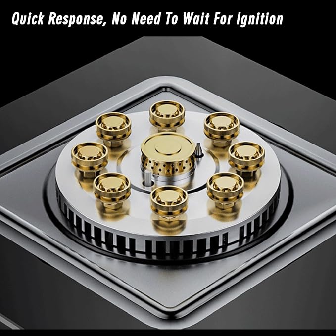 Estufa de Gas 1 Quemador, Vidrio Templado, Convertible, Protección de Apagado miniatura 7