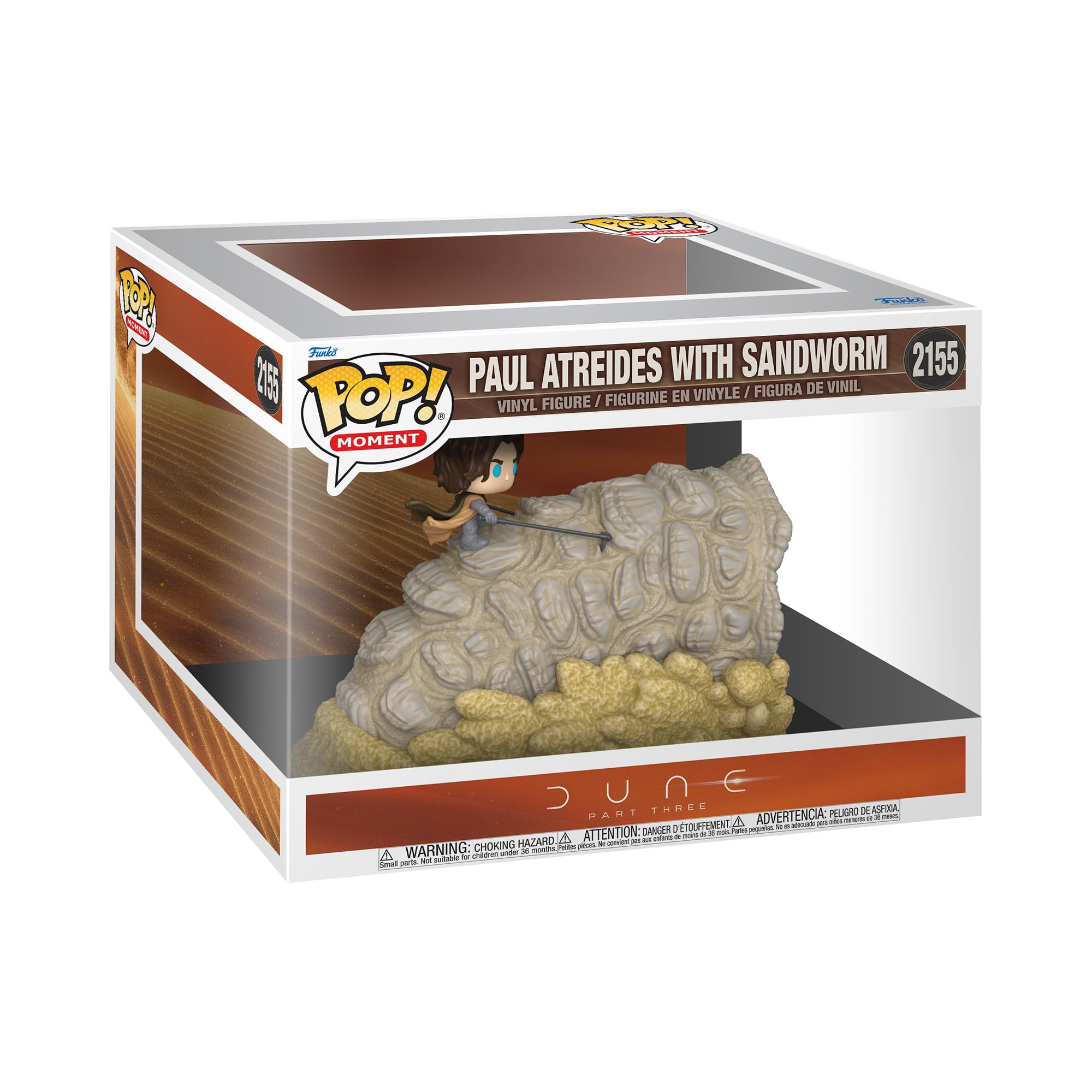 POP Funko Moments: Dune III - Paul Atreides with Sandworm