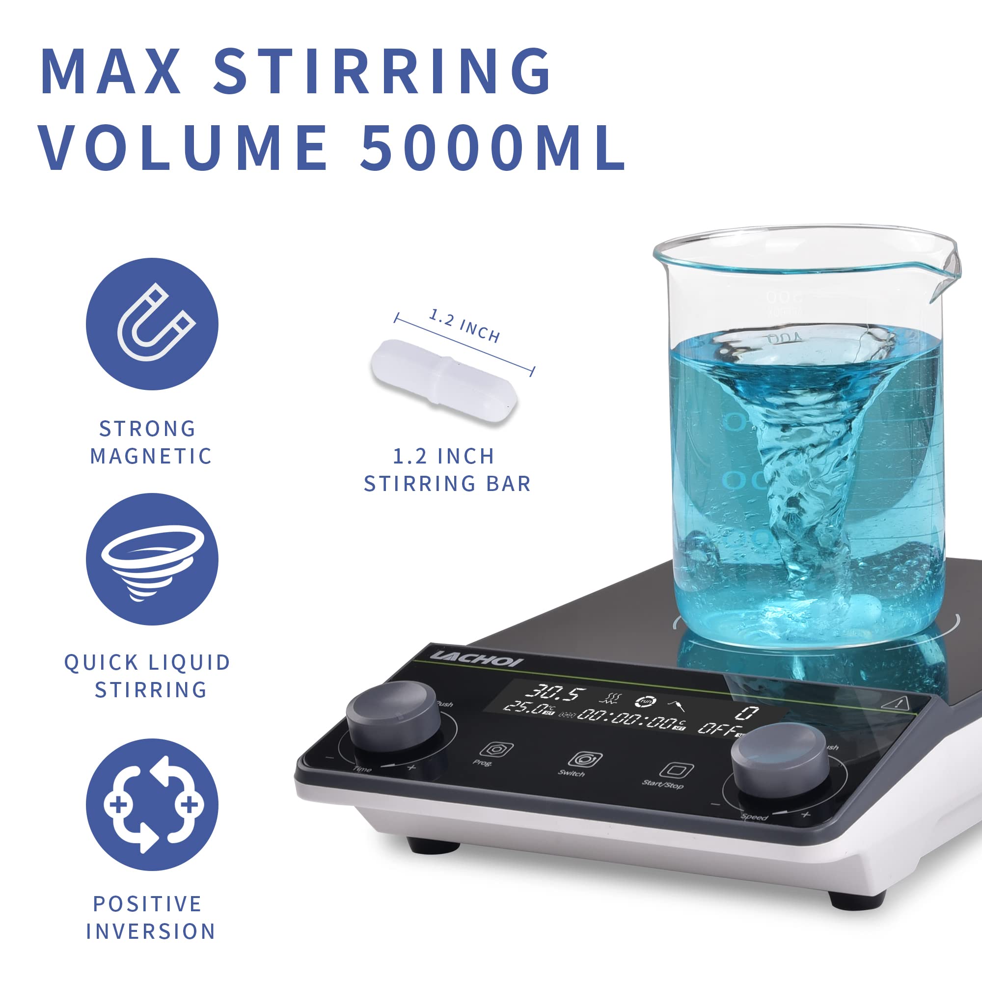 Magnetic Stirrer Plate - LCD Display -3 Magnetic Stirrer Plate - LCD Display -3