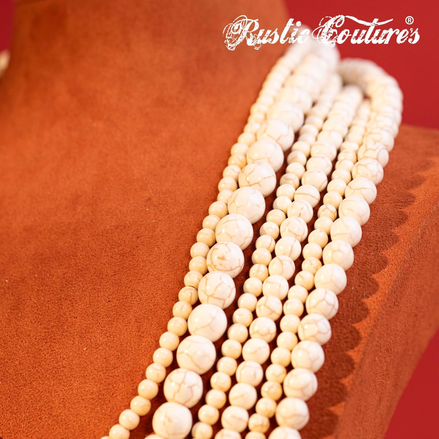 Rustic Couture's Western Jewelry Set for Women Cowgirl Vintage Western Necklace Earring - Image 3