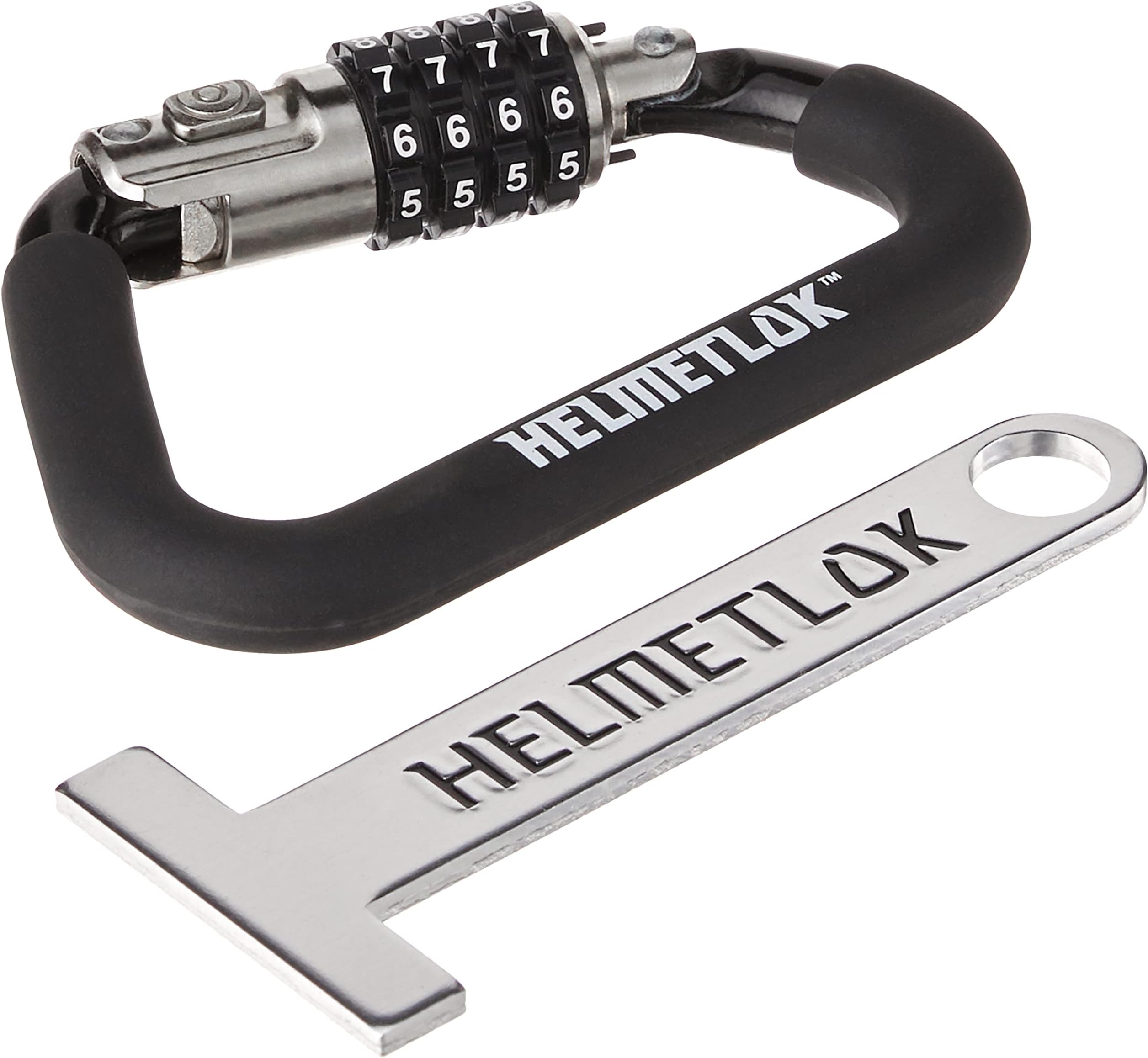 4104 Carabiner Style Helmet Lock And Extension Black
