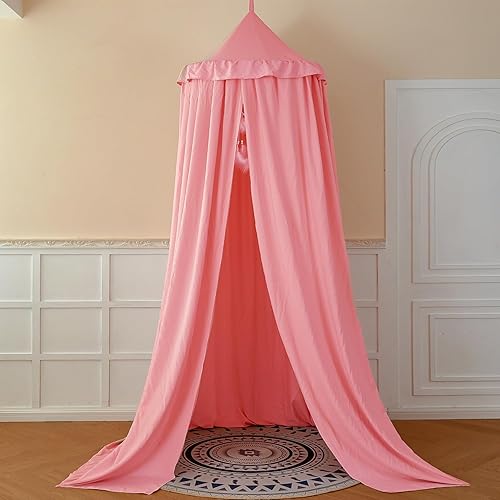 Miniatura 18 de dix-rainbow Toldo decorativo de princesa para cama de niños, toldo de cama suave y duradero para habitación de niñas, tienda de campaña, ropa de Red