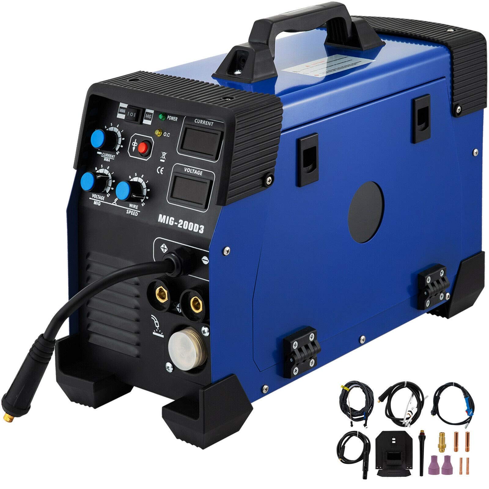 Spawarka, 5 W 1 MIG/MAG/TIG/FLUX/MMA Inverter spawacz IGBT 200AMM Combo Spawarka Spawa Spawacz 200A