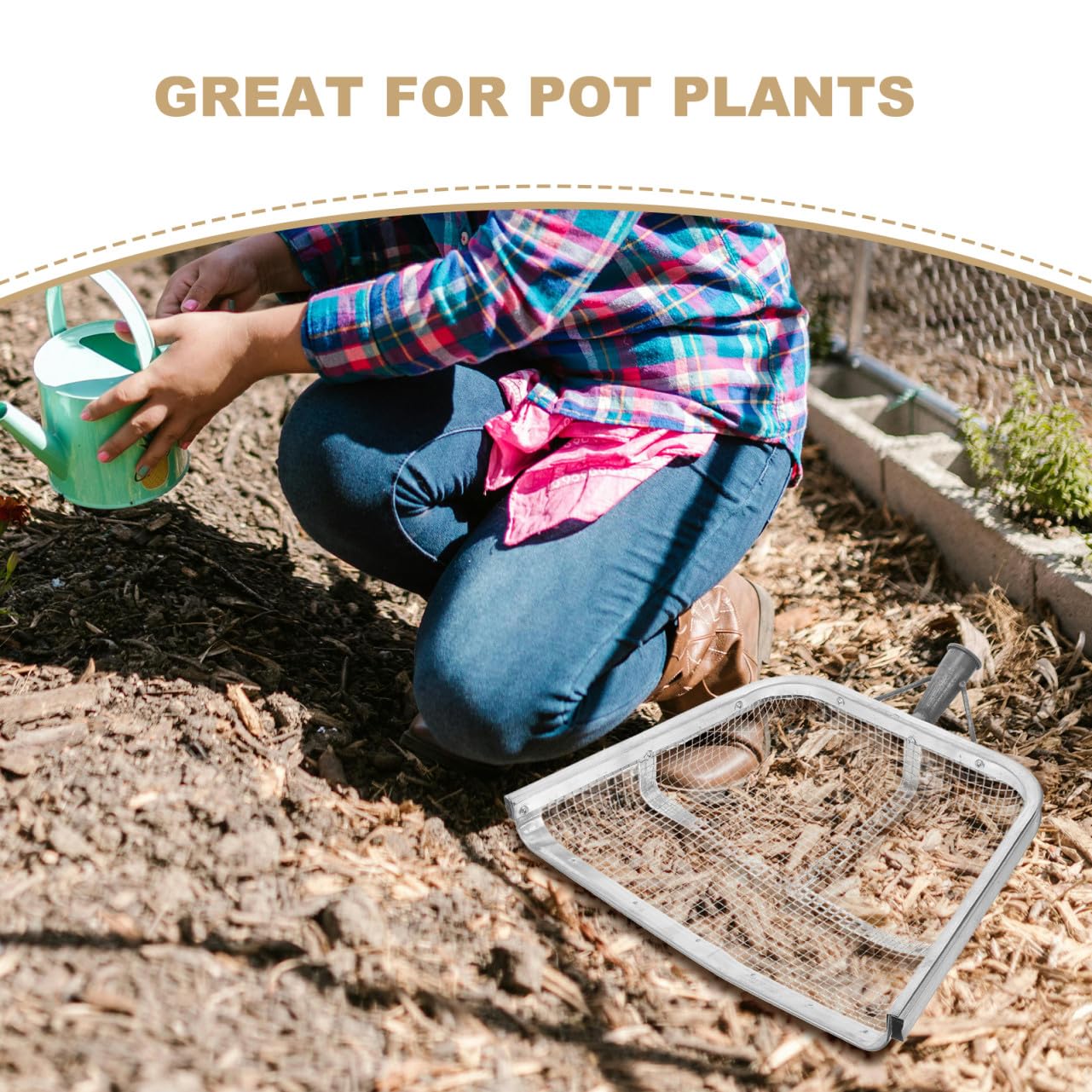 POPETPOP Pala de Granja Pequeña de Hierro Plata para Granos y Maíz | Diseño Portátil y Ligero, Uso en Huerto y Siembra Familiar, Herramienta Manual para Trabajo Agrícola