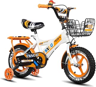 FUFU 12 Inch Kids Outdoor Bicycle，for 2-5 Years Old Boys And Girls，with Auxiliary Wheels, Bracket