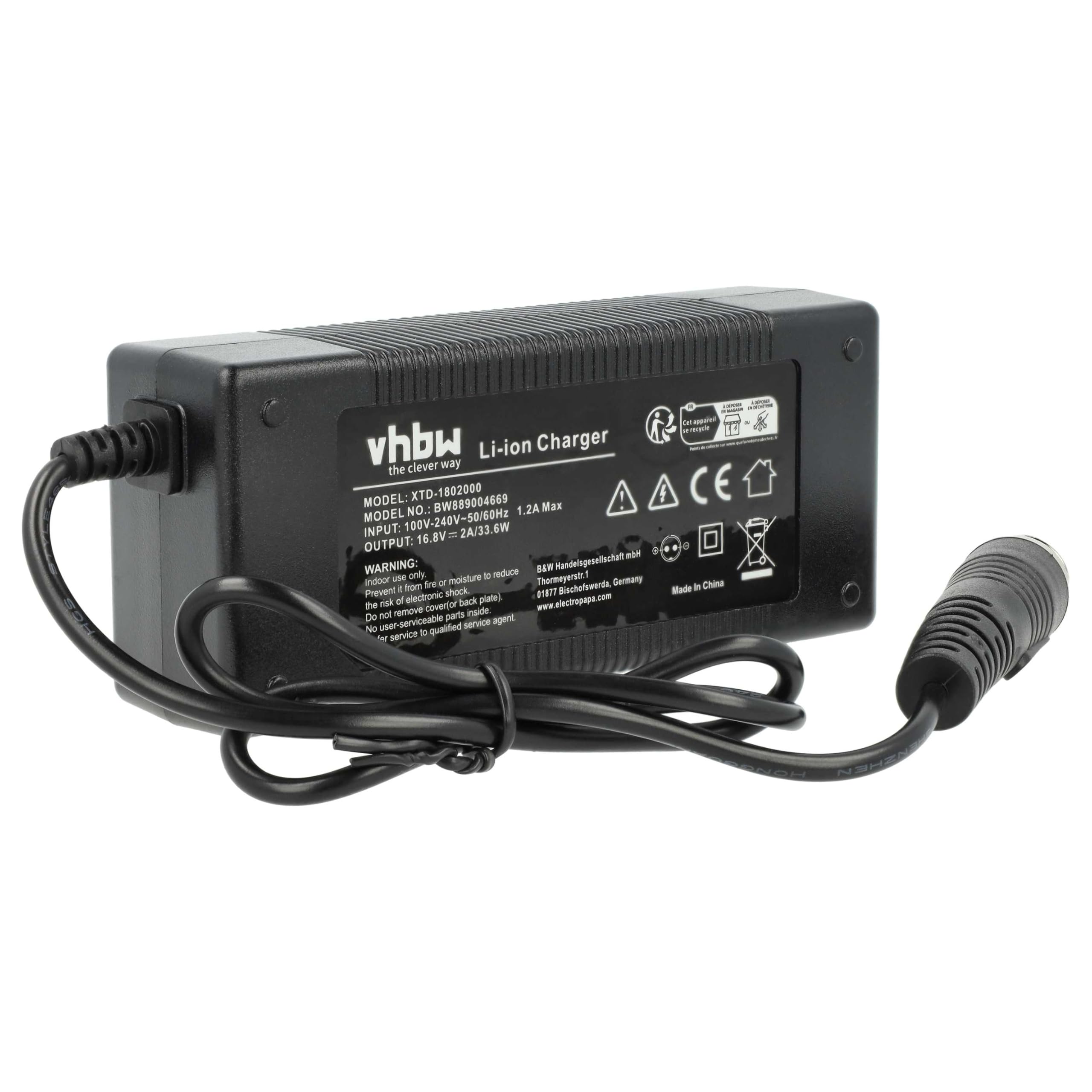 vhbw Ładowarka w zestawie bateria (5000 mAh) kompatybilna z Daiwa weitere Modelle LB150-DH, LB400, MM300, LB300MT, LB270MM, LB300J akumulatory litowo-jonowe