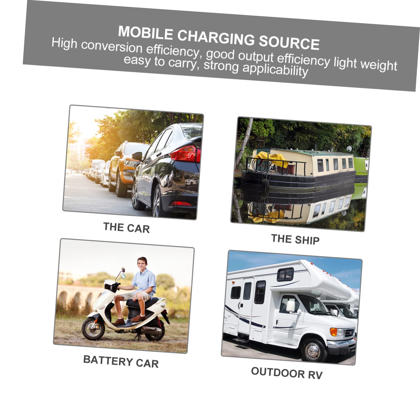 Angoily 25w Portable Solar Charger Solar Panel Solar Charger for Outdoor Emergency Power Source