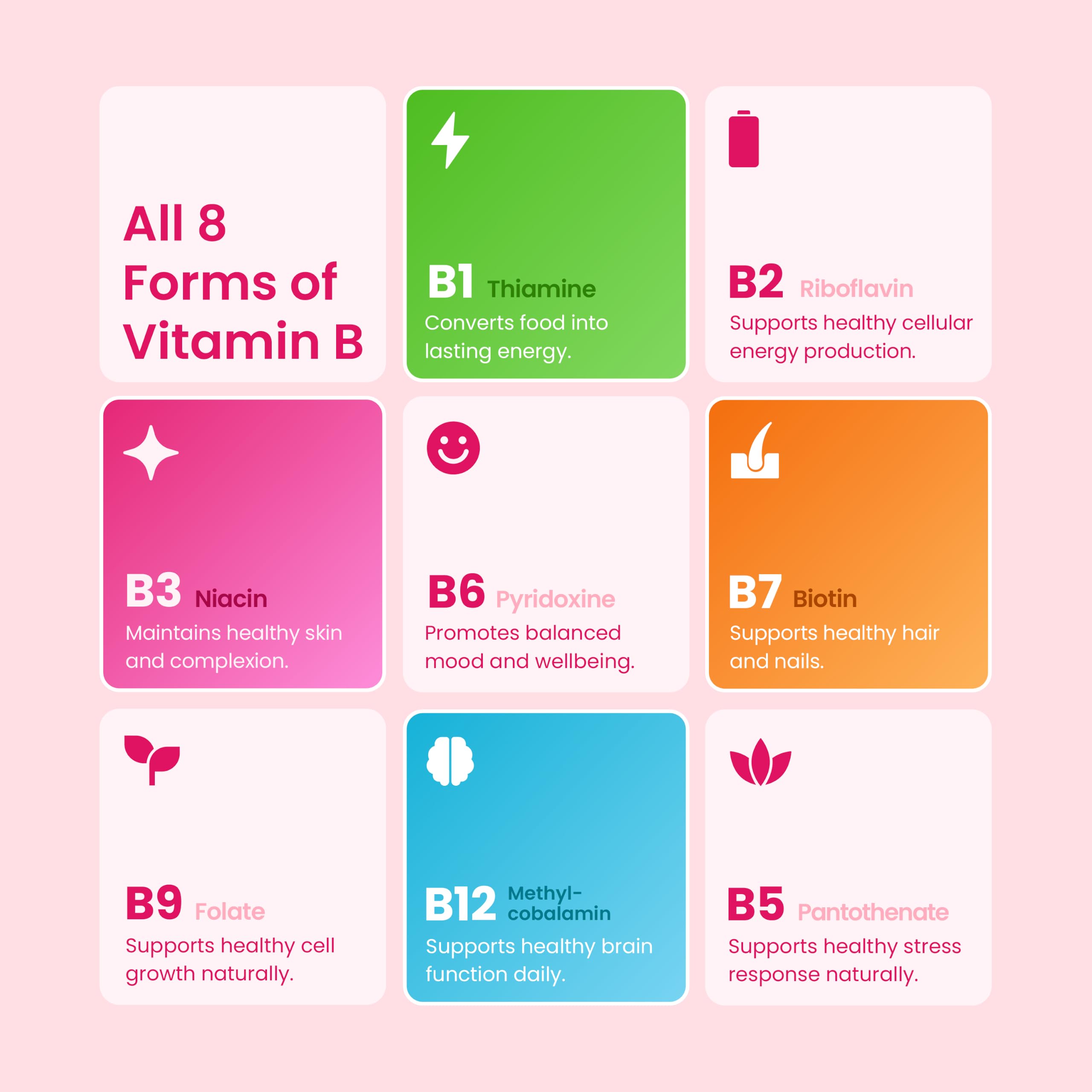 NutraChamps Organic Vitamin B Complex for Kids, B1, B2, B3, B5, B6, B7, B9 & Methyl B12, Kids B Complex Liquid Drops Supplement, Natural Berry, 120 Servings, 4 Month Supply — Amazon image 3