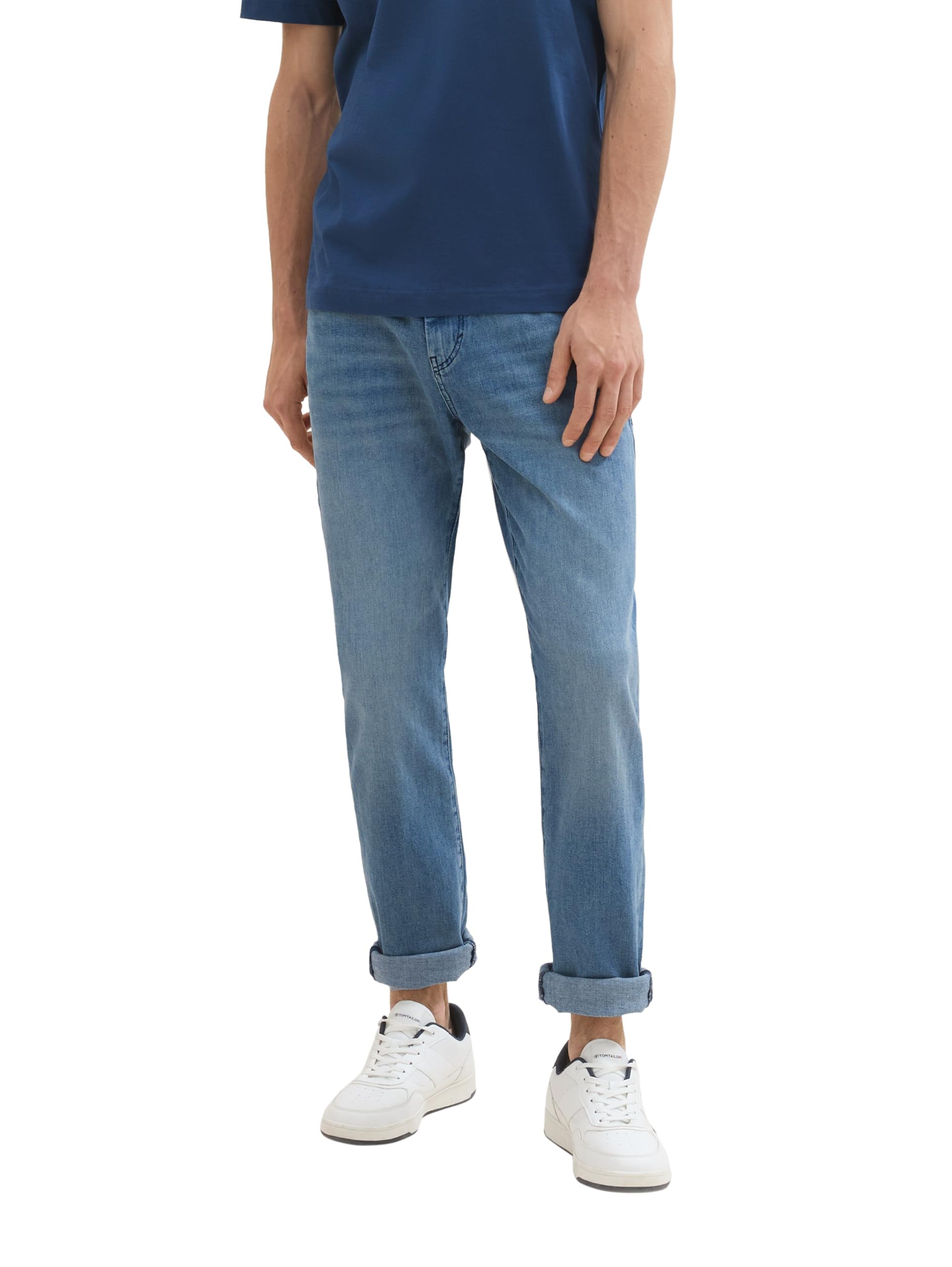 TOM TAILOR Herren Marvin Straight Jeans mit Stretch