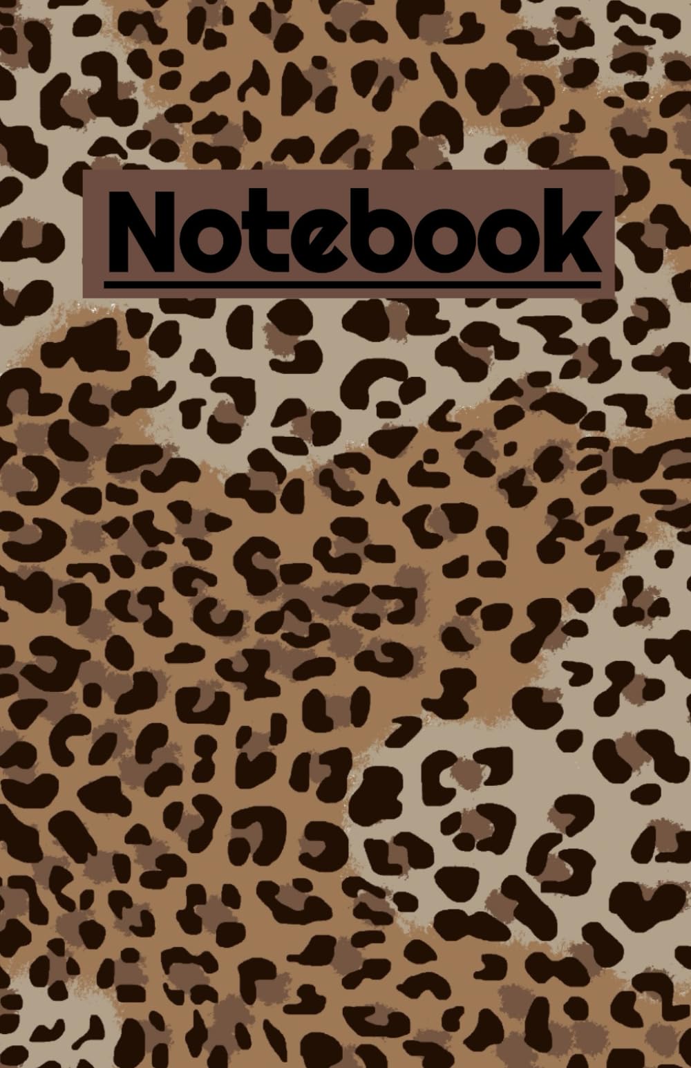 Leopard Print Notebook: Leopard Print Design Notebook great for Notes, Lists, Journal etc...
