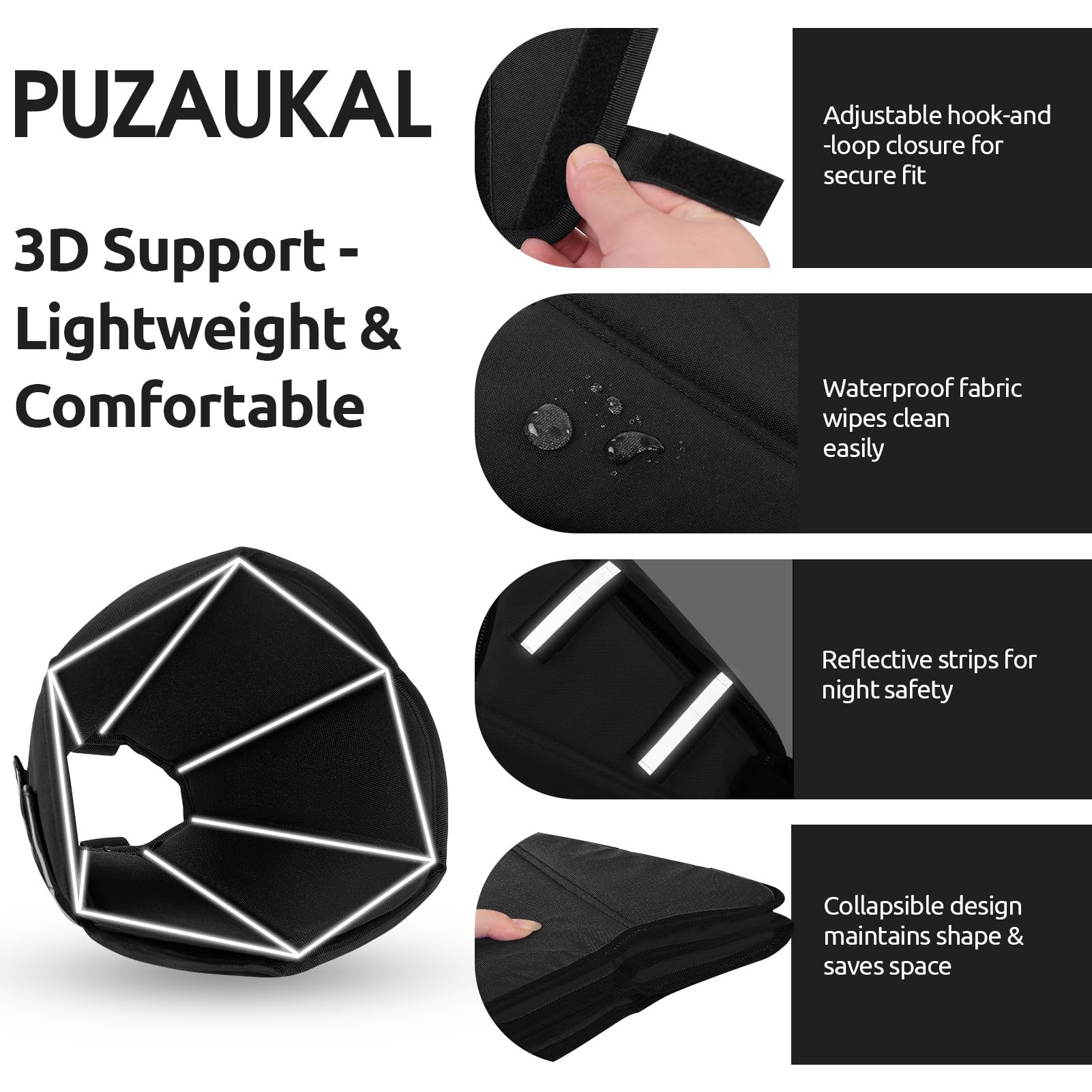 PUZAUKAL Dog Cone Collar, Dog Cones After Surgery Soft - Image 2