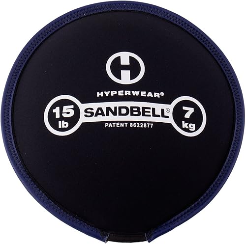Hyperwear SandBell Fitness Sacos de arena rellenos de arena limpia tamaños de 2 lb a 50 lb para ejercicio